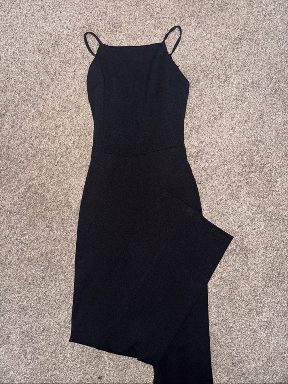 Classic Black Spaghetti Strap Romper